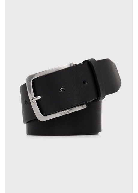 Boss curea de piele barbati culoarea negru