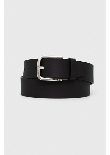 Boss curea de piele barbati culoarea negru