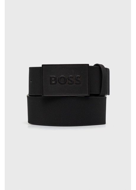 Boss curea de piele barbati culoarea negru