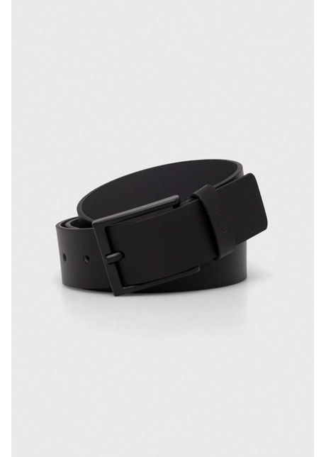 Boss curea de piele barbati culoarea negru