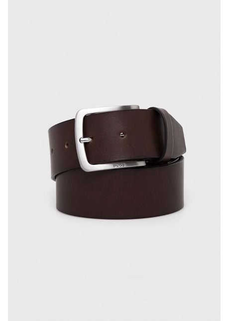 Boss curea de piele barbati culoarea negru