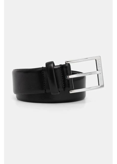 Boss curea de piele barbati culoarea negru 50482241