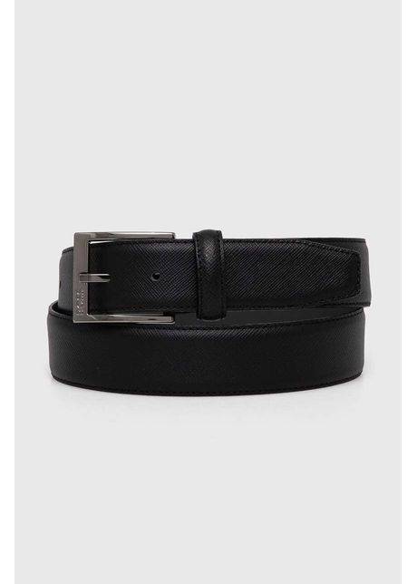 Boss curea de piele barbati culoarea negru 50522825