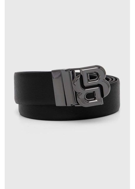 Boss curea de piele barbati culoarea negru 50522942