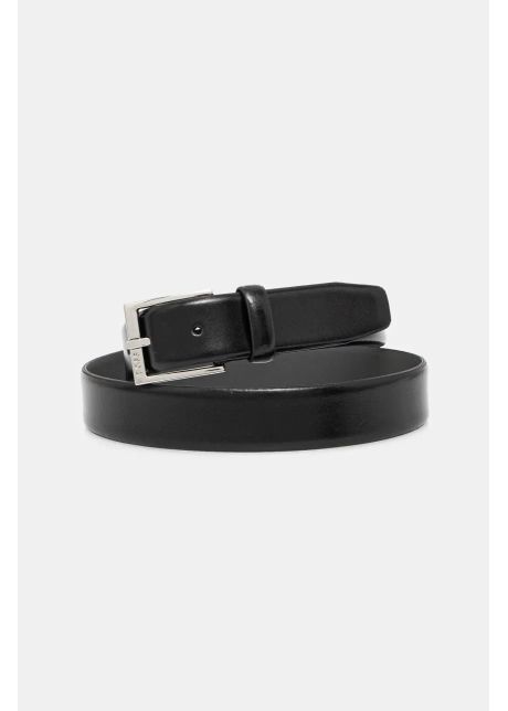 Boss curea de piele barbati culoarea negru 50537028