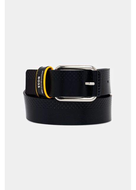 Boss curea de piele barbati culoarea negru 50538936