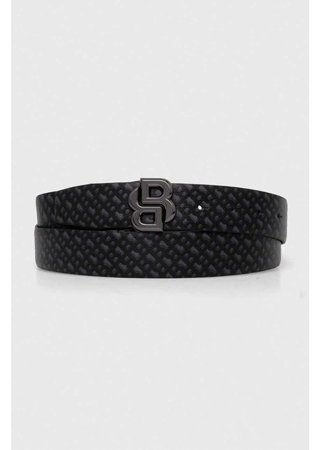 Boss curea de piele cu doua fete barbati culoarea negru 50522860