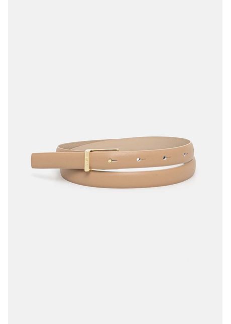 Boss curea de piele femei culoarea bej 50522939