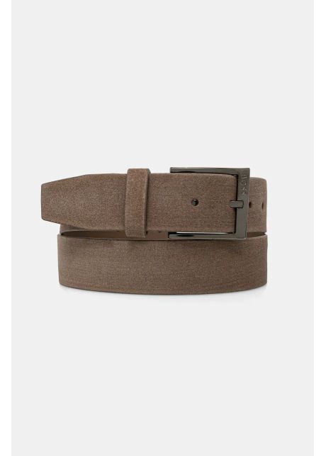 Boss curea din piele intoarsa barbati culoarea maro 50516742