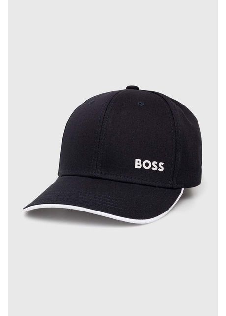 Boss green apc de baseball din bumbac culoarea albastru marin cu imprimeu 50519219