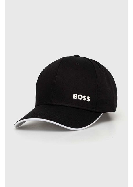 Boss green apc de baseball din bumbac culoarea negru cu imprimeu 50519219