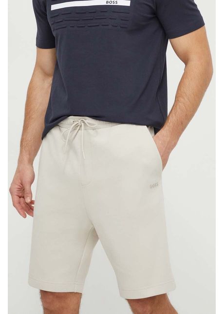 Boss green pantaloni scur i b rba i culoarea bej 50506120