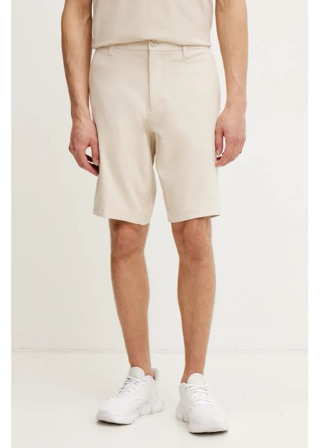 Boss green pantaloni scurti barbati culoarea bej 50511436