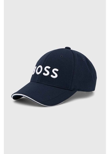 Boss green sapca culoarea albastru marin cu imprimeu 50519247