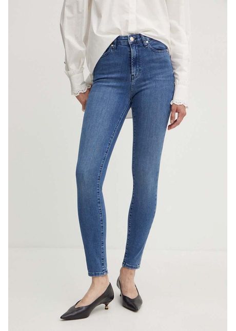 Boss jeansi femei culoarea albastru marin 50518952