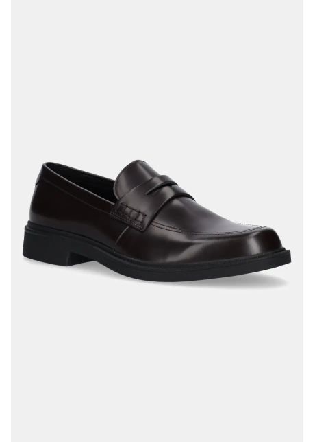 Boss mocasini de piele ronnin barbati culoarea maro 50536172