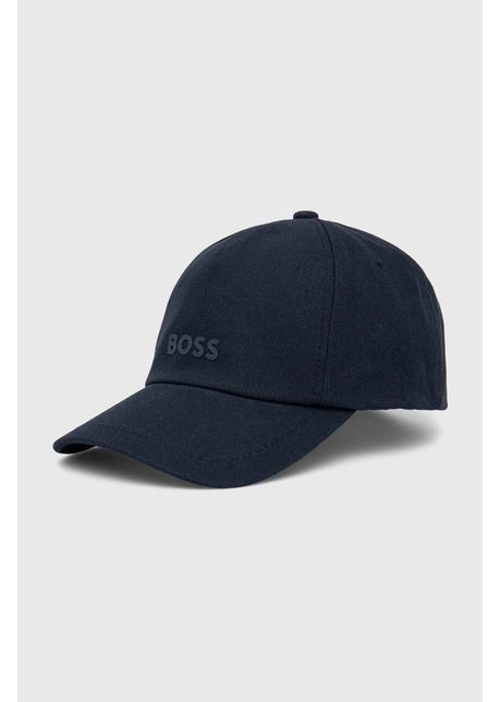 Boss orange apc de baseball din bumbac culoarea albastru marin neted 50518788