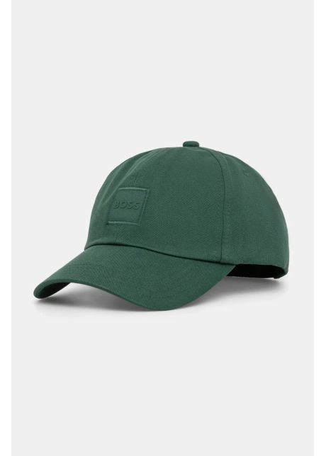 Boss orange apc de baseball din bumbac culoarea verde cu imprimeu 50535555