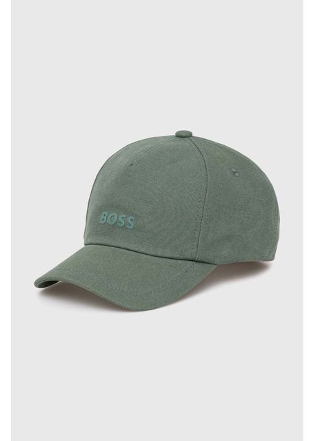 Boss orange apc de baseball din bumbac culoarea verde neted 50518788