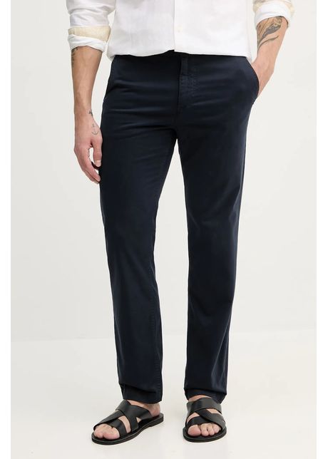 Boss orange pantaloni barbati culoarea albastru marin drept 50534378