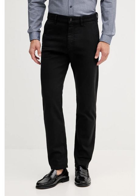 Boss orange pantaloni culoarea negru cu fason chinos 50542975