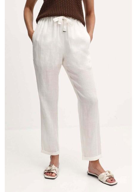 Boss orange pantaloni de trening din bumbac culoarea bej uni 50511767