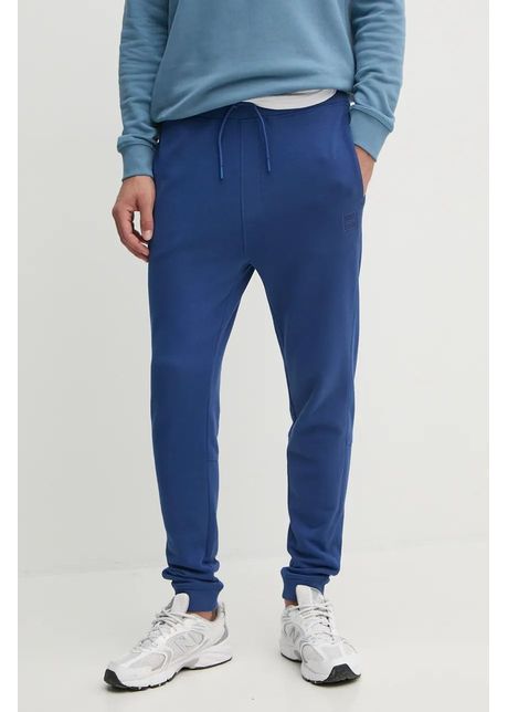 Boss orange pantaloni de trening din bumbac melanj