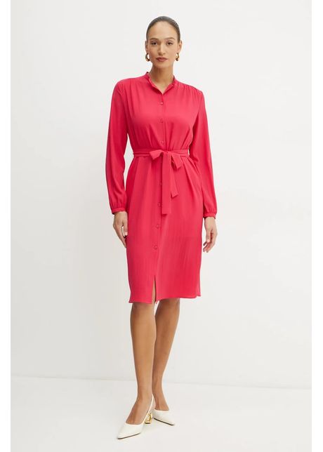 Boss orange rochie culoarea roz mini dreapt 50519467