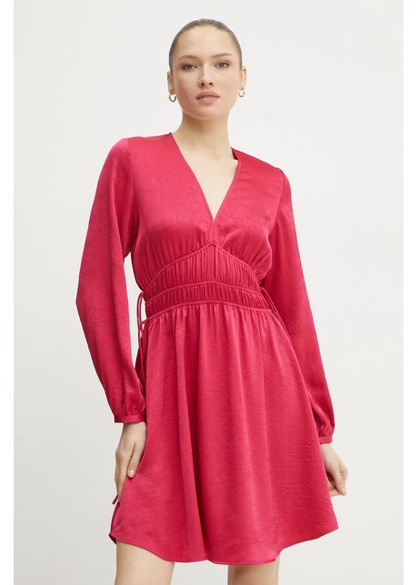 Boss orange rochie culoarea roz mini evazat 50542146