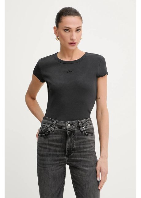Boss orange tricou culoarea negru cu spate descoperit 50536871