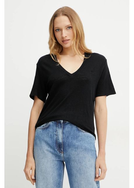 Boss orange tricou de in femei culoarea negru 50538645