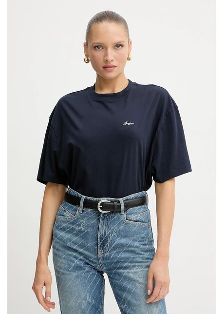 Boss orange tricou din bumbac culoarea bleumarin 50545498