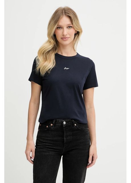 Boss orange tricou din bumbac culoarea bleumarin 50547547