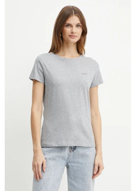Boss orange tricou din bumbac femei culoarea gri 50506973