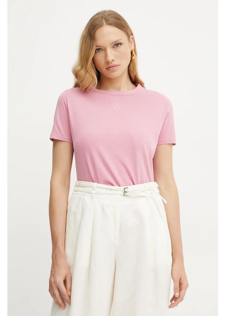 Boss orange tricou din bumbac femei culoarea violet 50540260