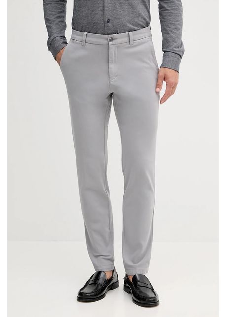 Boss pantaloni culoarea gri cu fason chinos 50543304