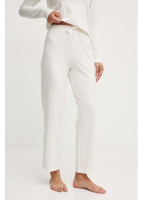 Boss pantaloni de lounge culoarea bej neted 50520148