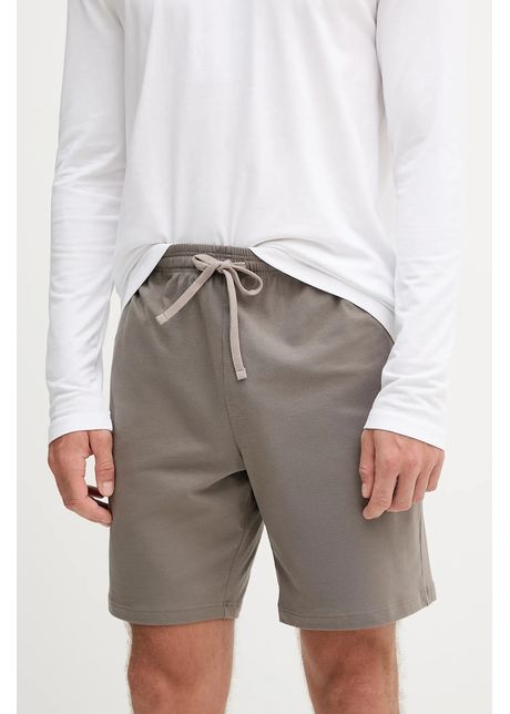BOSS pantaloni scurți de lounge culoarea turcoaz, 50515314
