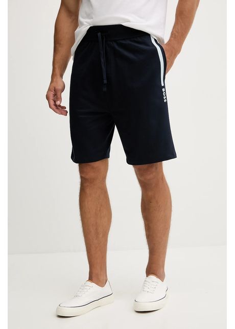 BOSS pantaloni scurți din bumbac lounge culoarea bleumarin, 50545560