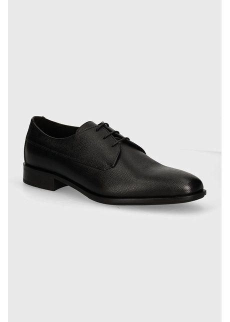Boss pantofi de piele colby barbati culoarea negru 50523042