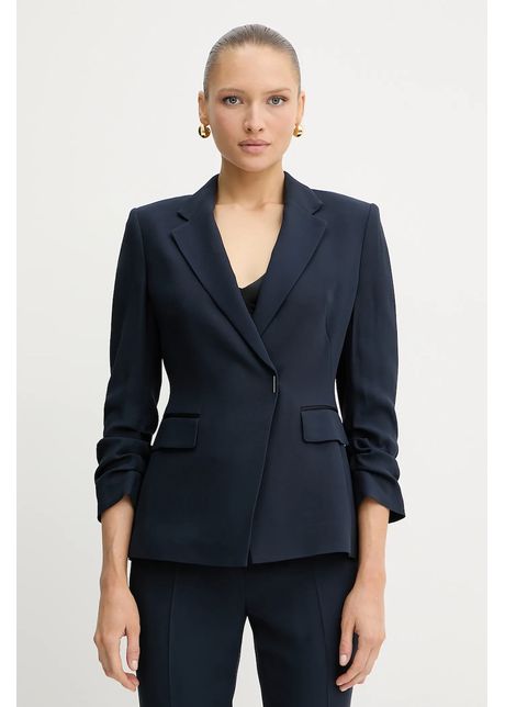 Boss sacou culoarea bleumarin cu doua randuri de nasturi uni 50542005