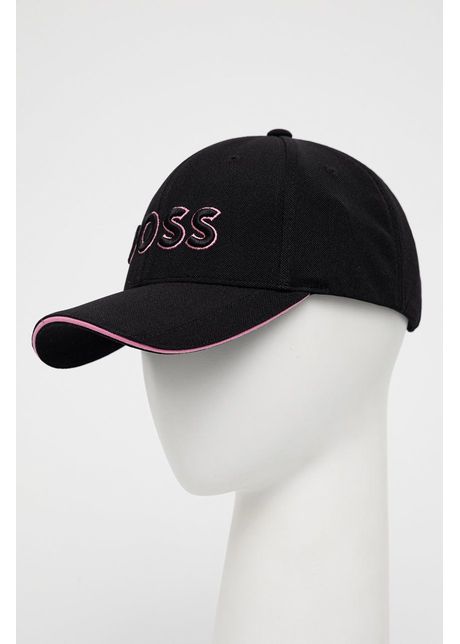 Boss sapca boss green culoarea negru cu imprimeu