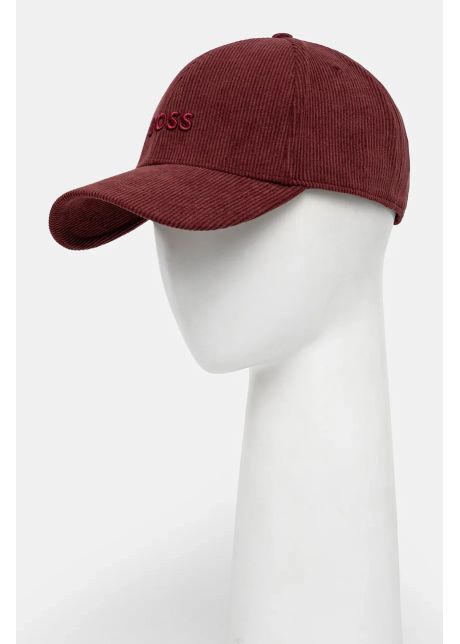 Boss sapca culoarea bordo cu imprimeu 50519054