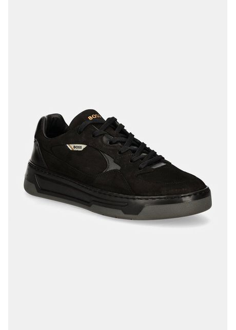 Boss sneakers din piele baltimore culoarea negru 50529516