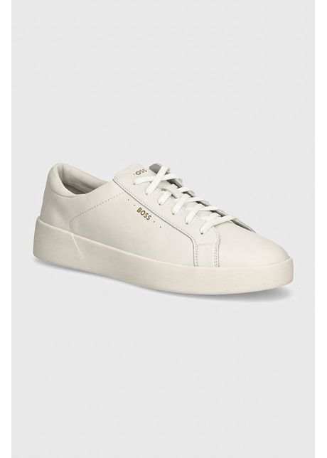 Boss sneakers din piele belwar culoarea alb 50522865