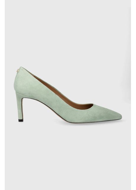 Boss tocuri din piele intoarsa janet culoarea verde 50498810
