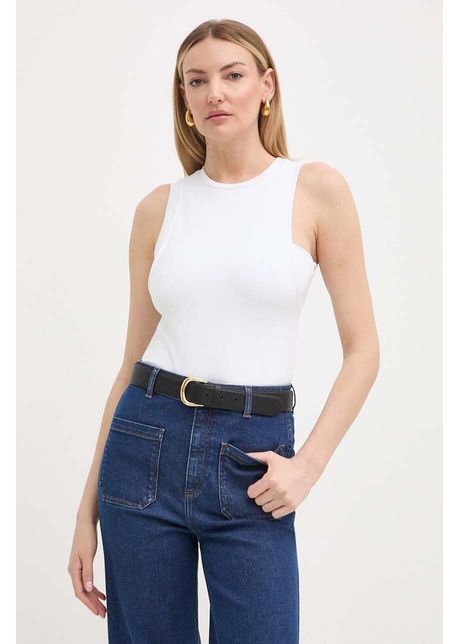 Boss top femei culoarea alb 50512085