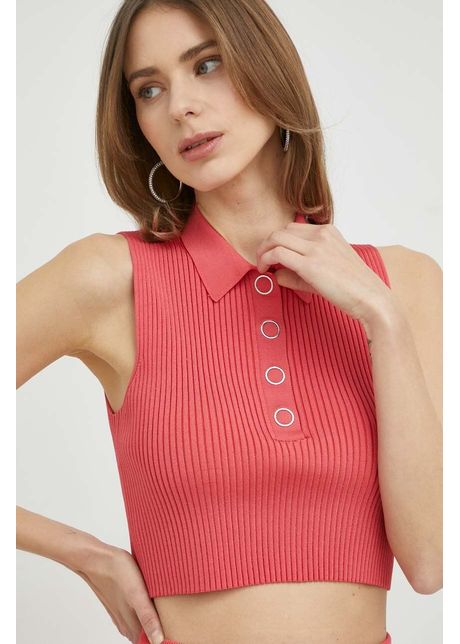 Boss top femei culoarea rosu