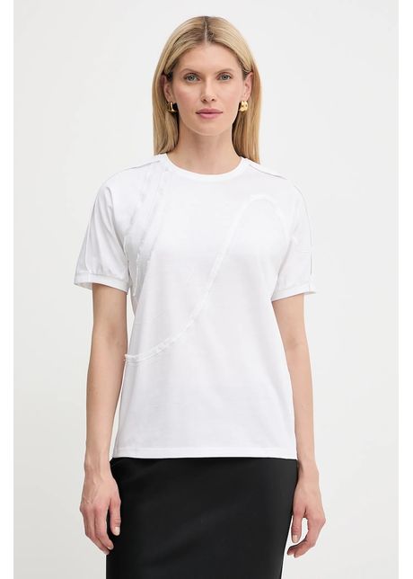 BOSS tricou din bumbac culoarea alb, 50545660