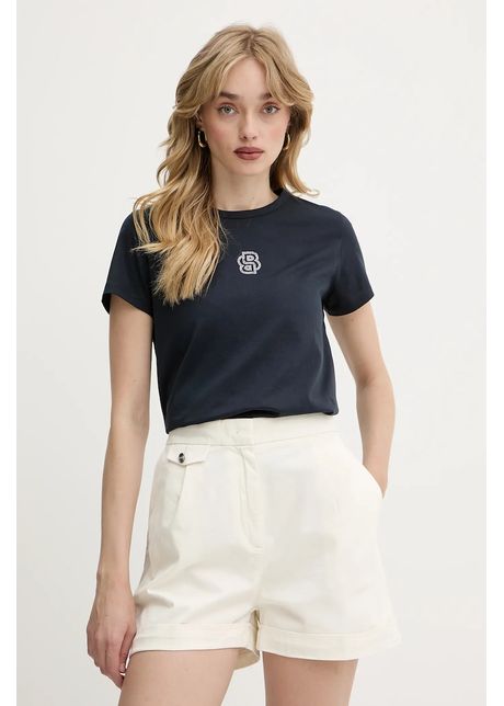 Boss tricou din bumbac femei culoarea bleumarin 50537598